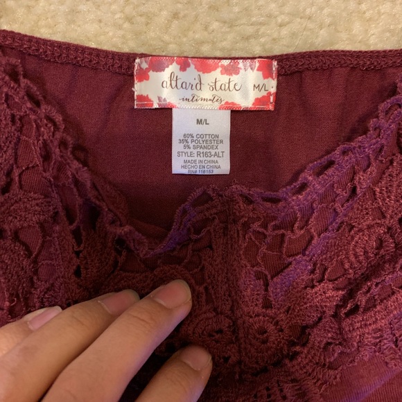 Altar’d State red crop top - Picture 2 of 3